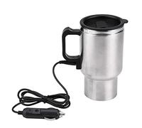 Bouilloire Voiture, Tasse Thermos De Voiture électrique 450 Ml, Tasse Thermos De Chauffage De Voyage Prise D'isolation De Tasse Thermos De Chauffage De Voiture 12v mug chauffant voiture