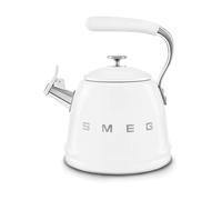 Bouilloire sifflante 2,3L style "Années 50" Blanc