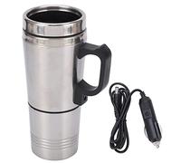 Bouilloire Zohisin en acier inoxydable 12v 20,0×14,00. 0×9. 0 350ml 150ml bouilloire de voiture en acier inoxydable café thé tasse de chauffage de l'eau 12v bouilloire
