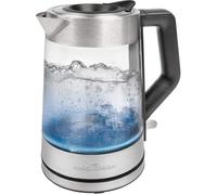 Bouilloires électriques - Fleuve - Proficook bouilloire 1,7L 2200W, verre LED, réservoir éclairé selon température, arrêt auto