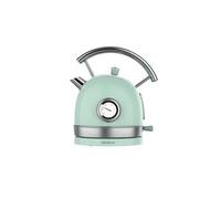 Cecotec Bouilloire électrique ThermoSense 420 Light Green. Capacité de 1,8 litres, 2200 W, compteur de température, base 360°, acier inoxydable, style vintage, vert