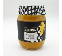 Bouillon de poulet fermier Sertina Pack de 3 | 3 X 950g | Le seul bouillon du marché avec 830 g de poulet par pot | Cuit lentement, 100% naturel, riche en goût | Sans conservateurs