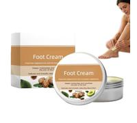 Bouillons de pied pour les pieds fissurés secs, Crème de soins de talon fissuré, Formulation de beurre crème hydratante pour les pieds secs, Baume d'humidité pour les pieds fatigués secs (1)