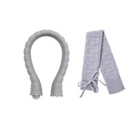 Bouillotte 1 lot de bouillotte en forme U couleur unie avec écharpe anti-fuite for dissiper le froid(Grey)