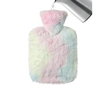 Bouillotte - 1000 ml - Chauffe-pieds - Grande capacité - Petite bouillotte avec housse en tissu pour l'hiver