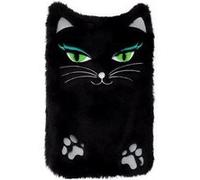 Pylones, Bouillotte à eau - Hotly Black Cat- Caoutchouc, polyester- 500ml
