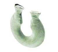 Bouillotte avec housse - Chauffe-épaule en forme de U, poche à eau avec housse en polaire, pour compression froide, relaxation musculaire, épaule, maison, voyage