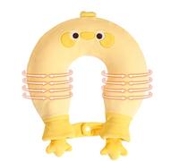 Bouillotte avec housse, coussin de nuque en forme de U avec motif animal, coussin chauffant d'eau | Pour l'hiver, pour les douleurs musculaires, pour les femmes et les , les blessures sportives