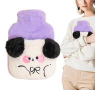 Bouillotte,Avec Housse En Peluche Mignonne Et Coussin Chauffant | Bouillotte Chauffante | pour Période Menstruelle Abdomen Cou Jambe Lit Canapé Chambre Enfant Sommeil Lieu de Travail