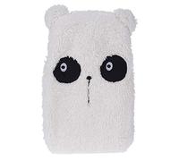 Bouillotte avec housse en peluche Motif oreilles en peluche 27 x 17 cm (0,85 litre, panda, etc.)