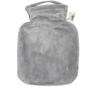 Bouillotte avec Housse Ultra Douce, cosy, mouelleuse, 2L. Bouillotte Eau Chaude pour Soulagement de la Douleur, mal de ventre régle difficile