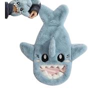 Bouillotte avec poche pour les mains - Chauffe-mains en forme de requin de dessin animé | Sac thermique en caoutchouc pour les mains et pieds, compresse chaude pour la maison, voyages, l'extér