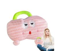 Bouillotte avec poignée en forme de nuage mignon, chauffe-mains et pieds, réutilisable en peluche, pour compresses chaudes et froides