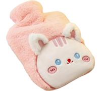 Bouillotte bouillotte avec couverture, bouillotte | Bouteille d'eau froide, housse pour animaux, bouillotte portable et confortable par temps froid pour le cou et