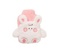 Bouillotte Bouillotte avec housse 0,3 L,4,5 1 Sac d'eau chaude for les règles Cou Épaule Pieds Chauffe-eau(Rabbit 400ml)