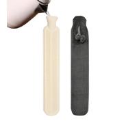 Bouillotte | Bouillotte avec housse | Bouillotte chauffante pour la taille | Long sac d'eau chaude en caoutchouc, coussin chauffant pour la taille, bouillotte isotherme, housse en tricot doux