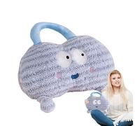 Bouillotte - Bouillotte - Chauffe-mains et pieds - Jolie bouillotte nuages - Bouteille d'eau avec poignée | Bouillotte en peluche, coussin en peluche, sac de compression calien