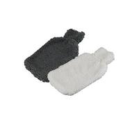 Bouillotte Caoutchouc 1.7 L - Housse Fourrure Sherpa Polyester
