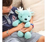 Pelucho - Bouillotte Peluche Cerf - Bien-Être, Chaleur et Douceur - Micro-Ondable - Grains de Blé et Fleurs de Lavande - Fabriquée en France