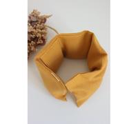 Bouillotte cervicales lin jaune moutarde