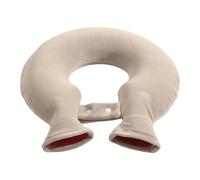 Bouillotte chauffante en PVC 32 x 30 x 10 cm, lot de 2 avec buse pour eau chaude, housse extérieure lavable amovible, rembourrage anti- épais