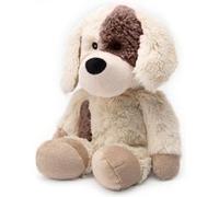 Bouillotte chauffante micro-ondes à graines avec housse peluche - Chien beige beige G