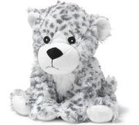 Bouillotte chauffante micro-ondes à graines avec housse peluche - Léopard gris Gris G