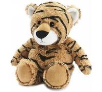Bouillotte chauffante micro-ondes à graines avec housse peluche - Tigre marron - Warmies Marron G