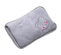 Bouillotte - Chauffe-eau Électrique Rechargeable, Manchon De Protection En Peluche, Coussin Chauffant Doux | Sac Chauffant Avec Circulation De Chaleur Longue Durée, Apaisant Tout Le Corps Pour Les