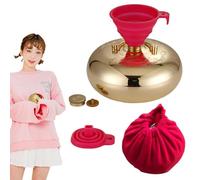 Bouillotte Chauffe-lit - Bouillotte avec entonnoir, chauffe-pieds portable, accessoire chauffant à la main en cuivre, facilitateur de chaleur apaisante, module de compression chaude | Idéal pour temps