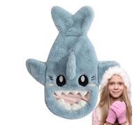 Bouillotte - Chauffe-mains En Forme De Requin En Peluche PVC | Chauffe-mains Et Pieds, Sac En Caoutchouc Thermique Avec Poche Pour Les Mainns, Bouteille Chauffante Réutilisable Pour Compresse Chaude,