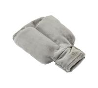 Bouillotte Chausson Double 2L Tissu Ultra Doux Gris