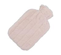 Bouillotte de 2 Litres, Sac D'eau Chaude En Caoutchouc Garder Au Chaud avec Bouche Large pour L'Hiver (Abricot)