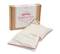 MILLE OREILLERS-Bouillotte en noyau de cerise avec enveloppe en coton bio L'incomparable - 20 x 40 cm