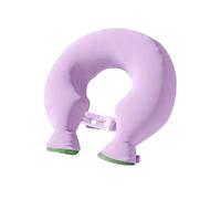 Bouillotte de Cou 2L a Double Usage Chaud/Froid,en Forme de U,avec Housse Souple,Large Ouverture de Remplissage et Bouchon a Joint Spiralé Rainuré pour Un Maintien Optimal Sur L'épaule Ou le Dos