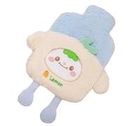 Bouillotte De Dessin Animé - Sac D'eau Chaude En PVC Haute Densité 14 X 19 Cm, Chauffe-mains En Peluche, Sac Chauffant Multifonctionnel Anti-fuite, Antidéflagrant Pour L'hiver À L'extérieur, Pieds, Ta