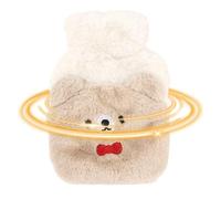 Bouillotte De Grande Capacité, Chauffe-eau Thermique En Caoutchouc, Manchon En Tissu Isolé, Récipient De Thérapie Thermique Apaisante, Récipient Chauffant Réutilisable | Pour Cou Épaule Taille Pied Ma