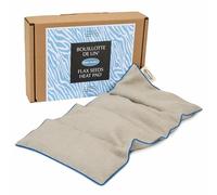 Bouillotte de lin® L'Intemporelle n°1 - Mille Oreillers - Fabriqué en France - Se réchauffe au micro-ondes