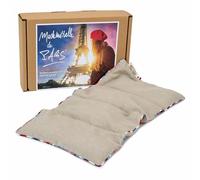 Bouillotte de lin Mademoiselle de Paris® - Mille Oreillers - Fabriqué en France - Se réchauffe au micro-ondes