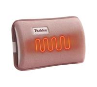 Bouillotte d'Eau Chaude,Housse En Peluche Rechargeable,Bouillotte Électrique Et Coussin Chauffant - pour Soulagement Inconfort Abdomen Pied Lit Femmes Maison Bureau École Froid