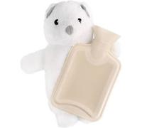Bouillotte déhoussable en peluche Ourson 750ml ZEN Blanc Blanc G