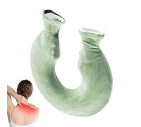 Bouillotte d'hiver en forme de U, coussin chauffant pour le cou - Pour femmes et hommes - Comme compresse froide pour la main et les épaules pour la relaxation musculaire