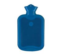 BOUILLOTTE - Eau - 2 litres - Bleue - Matière thermoplastique - Accessoire de bien-être - 1 unité