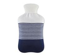 BOUILLOTTE - Eau - 2 litres - Modèle "Marin" - 100% polyacrylique - Matière thermoplastique - Accessoire de bien-être - 1 unité