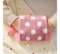 Bouillotte Eau Chaude, Anti-Fuite, Compresse Chaude Et Froide, Soulage Les Douleurs Musculaires Et Menstruelles, Chauffe-Lit for Les Mains, Les Pieds Et La Taille.(Pink,2L)