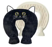 Bouillotte Eau Chaude Avec Housse Douce 1 L, Bouillotte Cervicale Et Epaule, Coussin Chauffant Cervicales Neck Relax, pour Femme, Homme, MèRe, PèRe Enfant