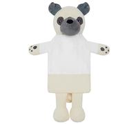 Bouillotte Eau Chaude avec Housse Peluche Animal, Bouillotte Rigolote Doudou Caoutchouc Naturel 1L ou 2L Hot Water Bottle Enfant Adulte Animaux (Carlin)
