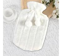 Bouillotte Eau Chaude, Sac D'eau Chaude Étanche Pour L'hiver, Veste De Sac À Eau Chaudes De 2L, Housse En Caoutchouc Pour Bouteille D'eau Chaudes, 30 * 20cm, Pour Femme Enfant