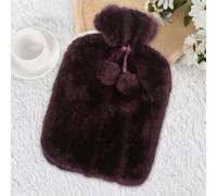 Bouillotte Eau Chaude, Sac D'eau Chaude Étanche Pour L'hiver, Veste De Sac À Eau Chaudes De 2L, Housse En Caoutchouc Pour Bouteille D'eau Chaudes, 30 * 20cm, Pour Femme Enfant