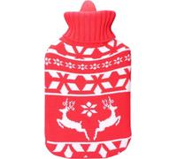 Bouillotte EDM 76770 Rojo/Blanco Laine 2 L Plastique